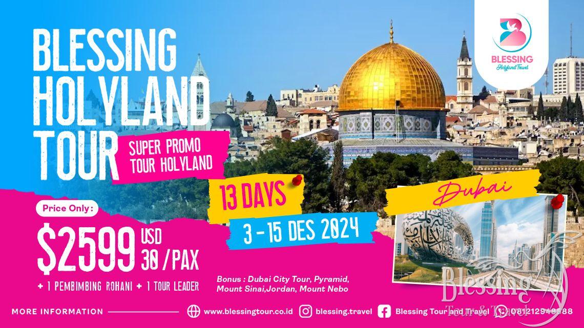 PROMO TOUR DUBAI-JORDAN-ISRAEL-MESIR 03 DES'24