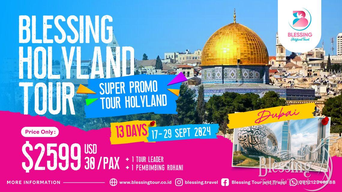 PROMO TOUR DUBAI-JORDAN-ISRAEL-MESIR 17 SEP'24