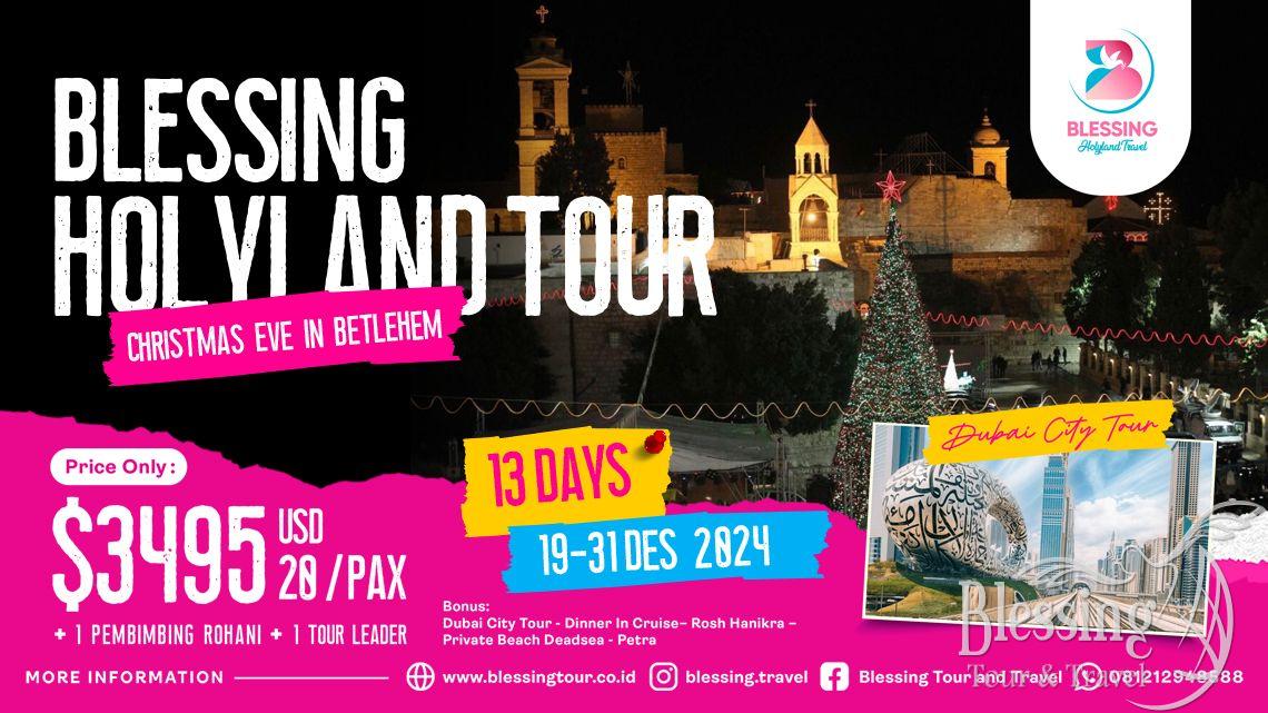 TOUR HOLY CHRISTMAS IN HOLYLAND (ISRAEL) 19 DES