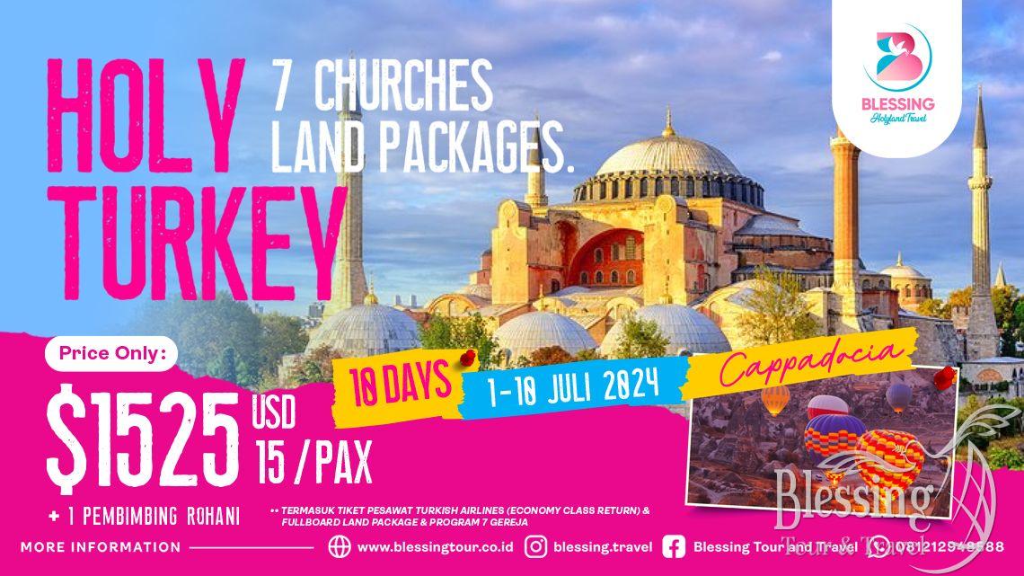  TOUR LIBUR  ANAK SEKOLAH HOLY TURKI 1 JULI 202