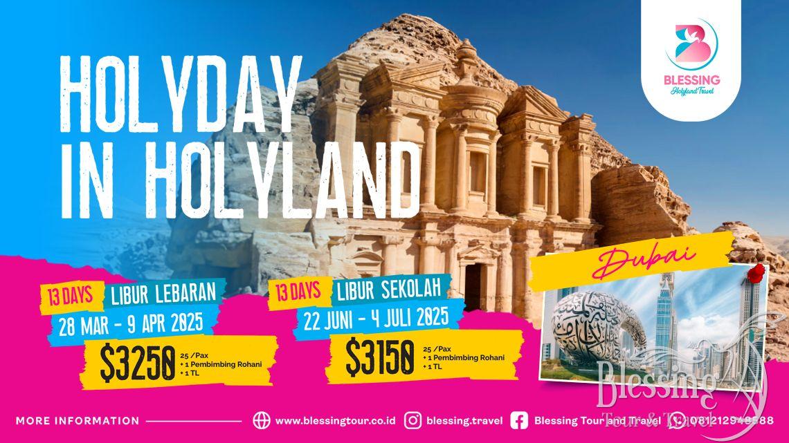 TOUR LIBUR LEBARAN IN HOLYLAND 28 MARET 2025