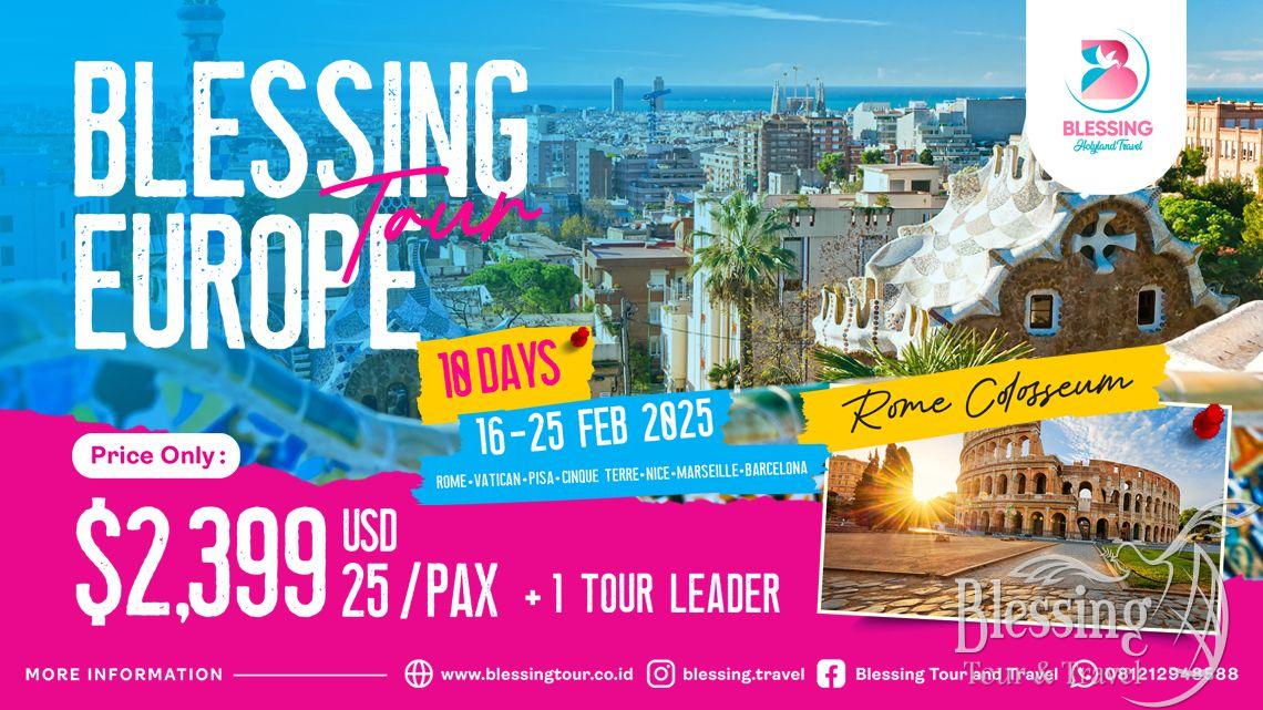 TOUR WINTER EUROPE 10 DAYS 16 FEBRUARI 2025