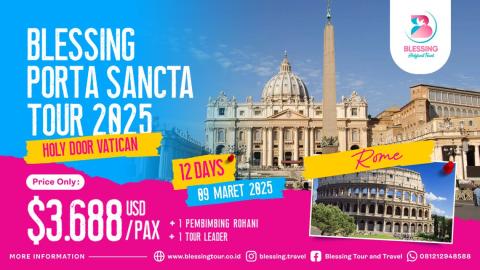 TOUR CATHOLIC HOLYDOOR EUROPE 12 DAYS 23 FEB'25