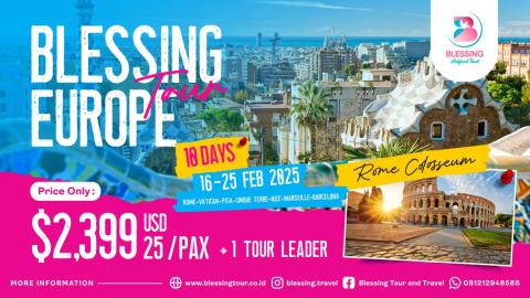 TOUR WINTER EUROPE 10 DAYS 16 FEBRUARI 2025